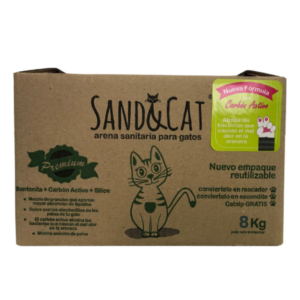 ARENA CAJA SANDCAT X 8 KG