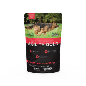 Agility Gold DOG TROZOS DE CARNE DE RES 100GR